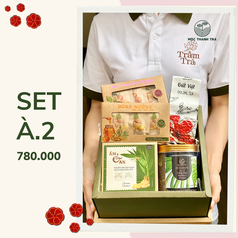  Bộ Quà Tặng Hộp À - Quà Thuần Việt chăm sóc sức khoẻ, uống lành và ngủ ngon - Tuỳ chọn mẫu 