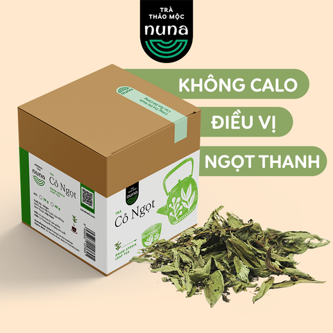  Trà Cỏ Ngọt Nuna Hộp 20G (chia gói nhỏ 1G) - Đường Không Calo tạo vị ngọt thanh, khuyên dùng cho ăn kiêng và tiểu đường 