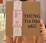  THÙNG 9KG TIẾT KIỆM Trà Đậu Đen Xanh Lòng - Cỏ Ngọt - Hà thủ ô túi 1kg (chia sẳn túi lọc 50G) 