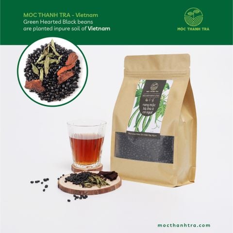  Đậu Đen Xanh Lòng - Cỏ Ngọt - Hà Thủ Ô 1kg (Hạt Rời) 