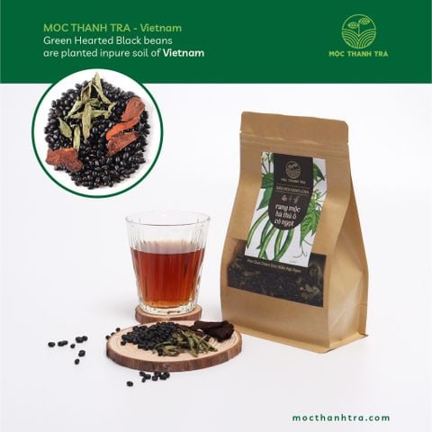  COMBO GIÁ TỐT [330] 3 Túi Trà Đậu đen xanh lòng - Cỏ ngọt - Hà thủ ô 500G (hạt rời) 