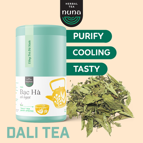  Trà Bạc Hà Cỏ Ngọt Lon Thiếc 25Gram 
