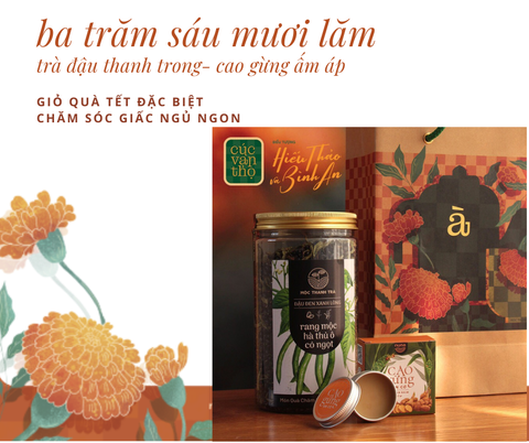  365 Trà Thanh - Cao Ấm Giỏ Quà  Mộc Thanh Trà 