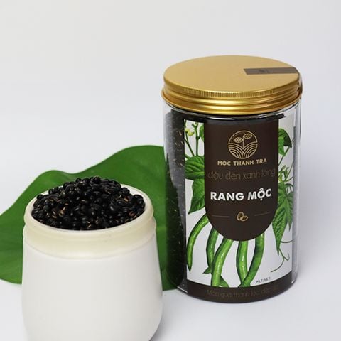 Đậu Đen Xanh Lòng Rang Mộc 600g (Hũ) 