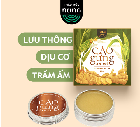  Bộ giữ ấm cả năm gồm 4 CAO GỪNG AN CƠ tặng 1 hũ ĐẬU ĐEN XANH LÒNG RANG MỘC - CỎ NGỌT 300 gram 