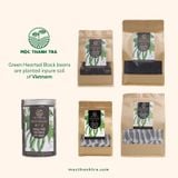  [TẶNG MUỖNG]. COMBO 2 hũ 600G Trà Đậu đen Xanh lòng - Cỏ ngọt - Hà thủ ô Mộc Thanh Trà, thanh lọc cơ thể, giải nhiệt 