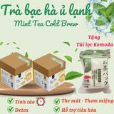 Trà Bạc Hà ủ lạnh - Cold Brew Mint Tea - Bạc hà sấy lạnh vị the mát sảng khoái, giảm căng thẳng, làm sạch khoang miệng 