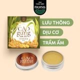  Bộ Quà tặng Ấm Thanh Trà - thảo mộc Nuna và Mộc Thanh trà, uống thanh nhiệt, bộ cao dầu thư giãn cơ và làm ấm 