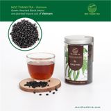  MỘC THANH TRÀ Đậu đen xanh lòng rang mộc chuẩn vị - Hũ 600g, thưc uống giải nhiệt, hỗ trợ nóng trong người, thanh lọc 
