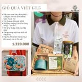  Giỏ Quà Tặng Rồng 5 [GT5], Quà tặng người thân, đối tác, chăm sóc sức khoẻ từ Đậu Đen Mộc Thanh Trà, Hạt mứt Việt, Trầm 