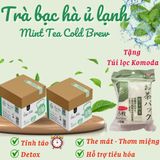  Trà Bạc Hà ủ lạnh - Cold Brew Mint Tea - Bạc hà sấy lạnh vị the mát sảng khoái, giảm căng thẳng, làm sạch khoang miệng 