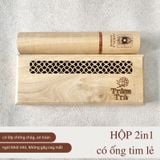  Nhang Trầm Hương Không Tăm. Ống Gỗ 5G (tim 10cm) 100% Trầm Hương tự nhiên có an toàn khói, mùi hương dịu nhẹ, thanh ấm 