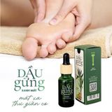  Dầu gừng Xanh mát Nuna 20ml (chai nắp bóp) -Mộc Thanh Trà- dầu gừng lưu thông khí huyết,tăng vận chuyển máu, thư giãn cơ 
