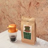  Cà phê bột - Rang mộc Pha Phin Truyền Thống Mộc Thanh Trà. Túi Zip Kraft có van một chiều 