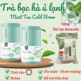  Trà Bạc Hà ủ lạnh - Cold Brew Mint Tea - Bạc hà sấy lạnh vị the mát sảng khoái, giảm căng thẳng, làm sạch khoang miệng 