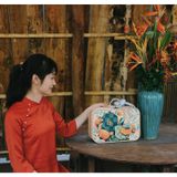  Giỏ Quà Tặng Rồng 6 [GT.6], Chăm sóc sức khoẻ và thư giản với Đậu đen rang Mộc Thanh Trà, Mứt và Trầm Thuần Việt 