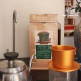  Cà phê bột - Rang mộc Pha Phin Truyền Thống Mộc Thanh Trà. Túi Zip Kraft có van một chiều 