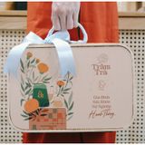  Giỏ Quà Tặng Rồng 4 [GT4], Quà tặng người thân, đối tác, chăm sóc sức khoẻ từ Đậu Đen Mộc Thanh Trà, Hạt mứt Việt, Trầm 