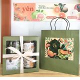  Túi Giấy Quà Tặng Mộc Thanh Trà, Túi giấy màu xanh sang trọng - chất giấy dày dặn, thân thiện môi trường, chịu lực 2-3kg 