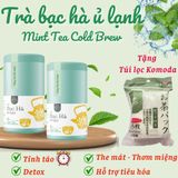  Trà Bạc Hà ủ lạnh - Cold Brew Mint Tea - Bạc hà sấy lạnh vị the mát sảng khoái, giảm căng thẳng, làm sạch khoang miệng 