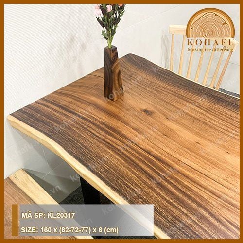 BÀN DÀI GỖ ME TÂY KL20317