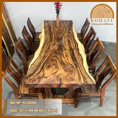 BÀN DÀI GỖ ME TÂY KL20304