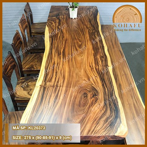 BÀN DÀI GỖ ME TÂY KL20373