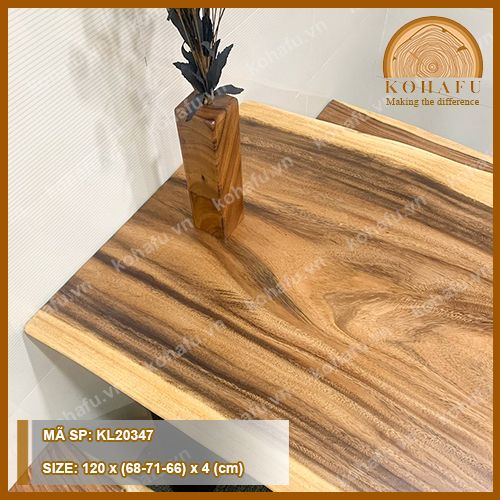 MẶT BÀN DÀI GỖ ME TÂY KL20347