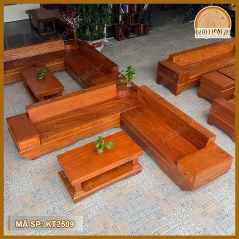 Sofa Gỗ Gõ Đỏ KT2509