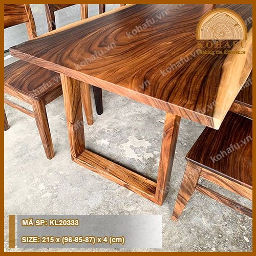 BÀN DÀI GỖ ME TÂY KL20333