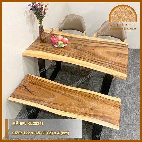 BÀN DÀI GỖ ME TÂY KL20346