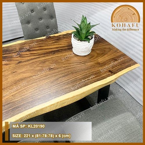 BÀN DÀI GỖ ME TÂY KL20190