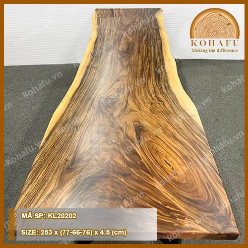 MẶT BÀN DÀI GỖ ME TÂY KL20202