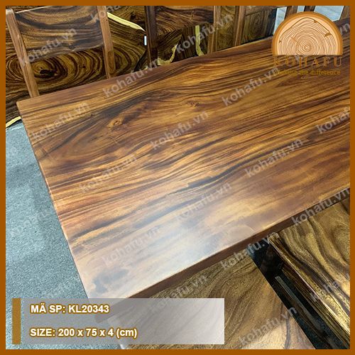 BÀN DÀI GỖ ME TÂY KL20343