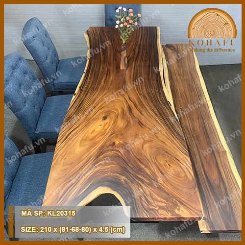 MẶT BÀN DÀI GỖ ME TÂY KL20315