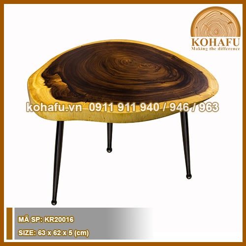 BÀN TRÒN GỖ ME TÂY KR20016