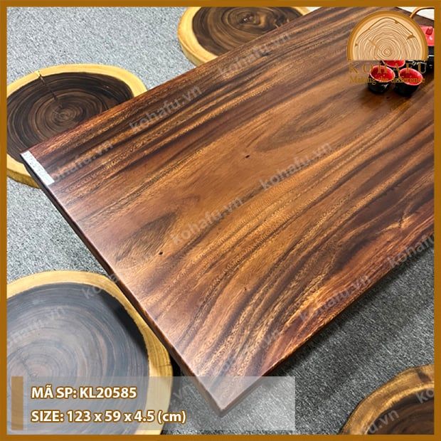 MẶT BÀN DÀI GỖ ME TÂY KL20585