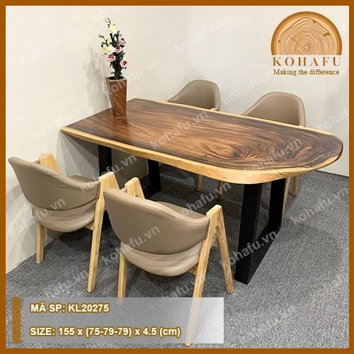 MẶT BÀN DÀI GỖ ME TÂY KL20275
