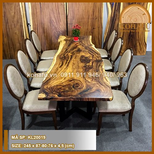 BÀN DÀI GỖ ME TÂY KL20019
