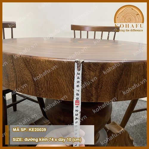 Round Epoxy Table KE20039