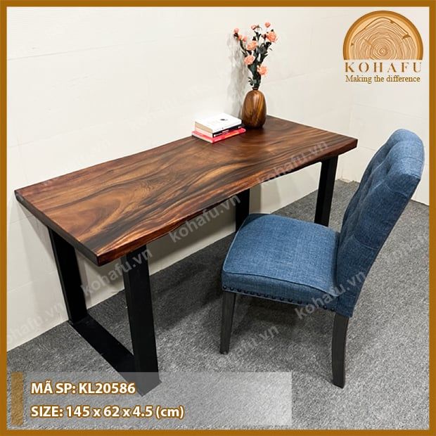 MẶT BÀN DÀI GỖ ME TÂY KL20586