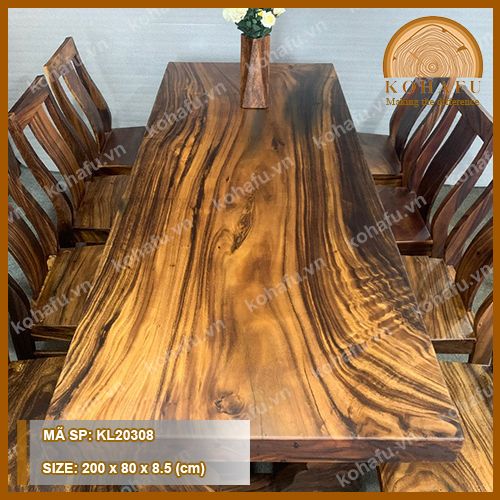 BÀN DÀI GỖ ME TÂY KL20308