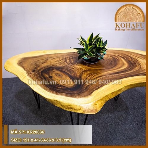 BÀN TRÒN GỖ ME TÂY KR20036