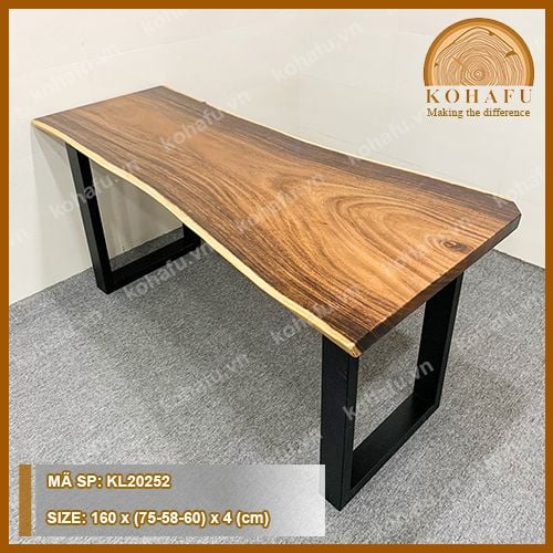 BÀN DÀI GỖ ME TÂY KL20252