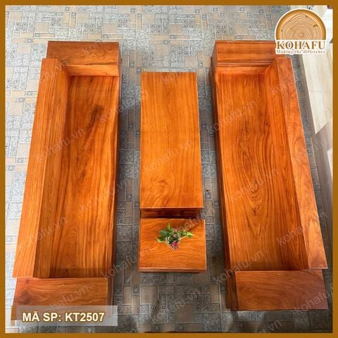 Sofa Gỗ Gõ Đỏ KT2507