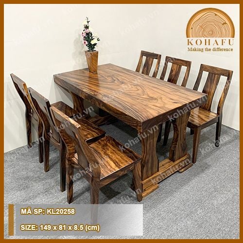 BÀN DÀI GỖ ME TÂY KL20258