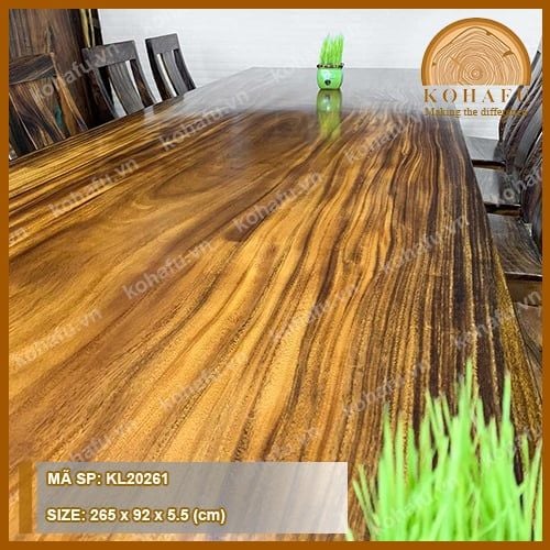 BÀN DÀI GỖ ME TÂY KL20261