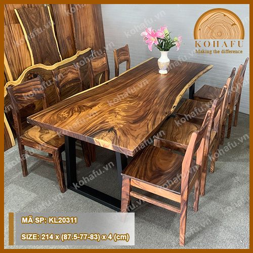 BÀN DÀI GỖ ME TÂY KL20311