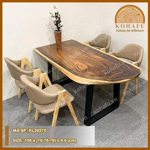 MẶT BÀN DÀI GỖ ME TÂY KL20275