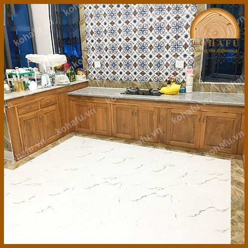 TỦ BẾP GỖ GÕ ĐỎ PACHY KB20005